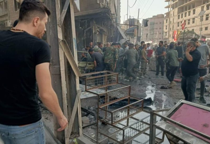 انفجار في منطقة السيدة زينب