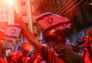 من الاحتجاجات في إسرائيل