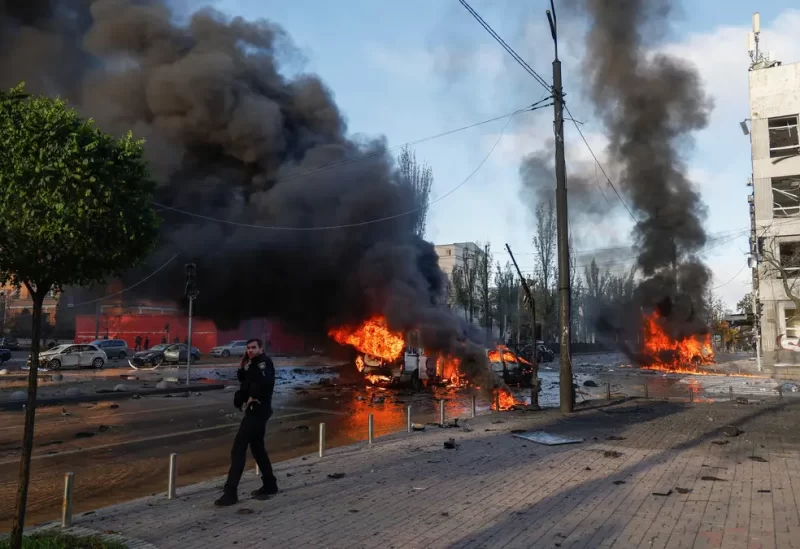 قصف على مدينة كريفي ريه الأوكرانية