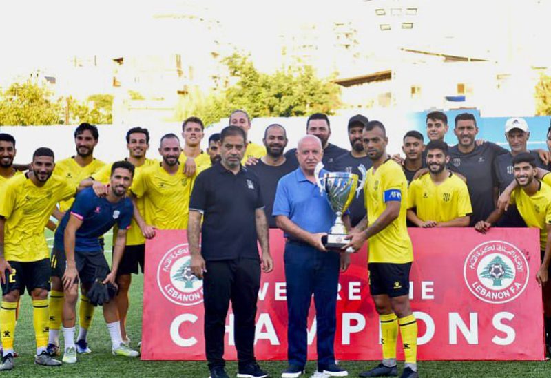 العهد يتوج بطلاً لكأس الاتحاد اللبناني