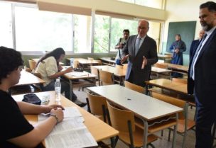 وزير التربية جال في مراكز الإمتحانات الرسمية لشهادة الثانوية العامة