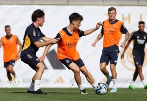 أردا غولير في تدريبات ريال مدريد
