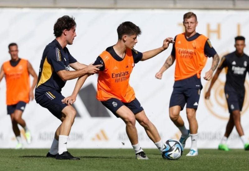 أردا غولير في تدريبات ريال مدريد