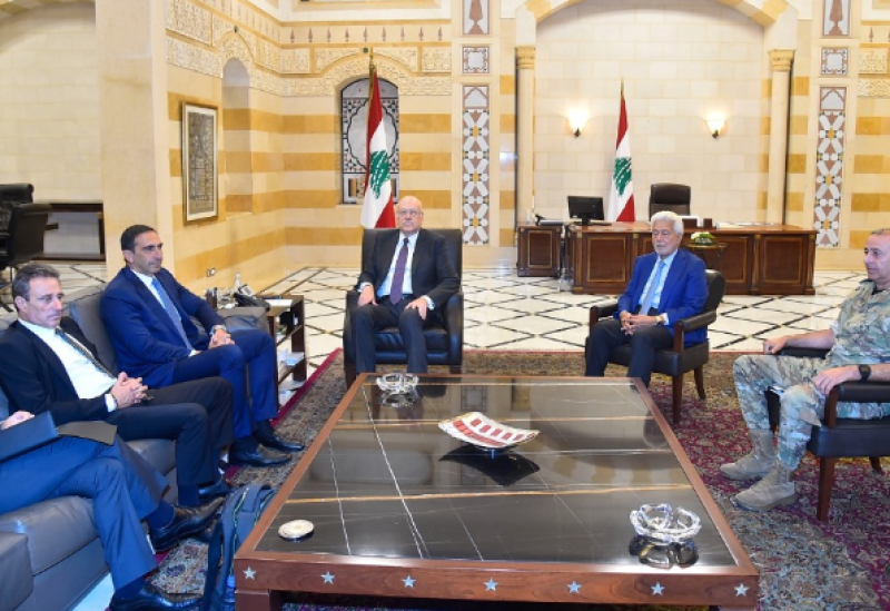 ميقاتي استقبل وزير داخلية قبرص في السراي