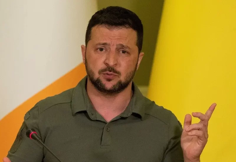 الرئيس الأوكراني فولوديمير زيلينسكي