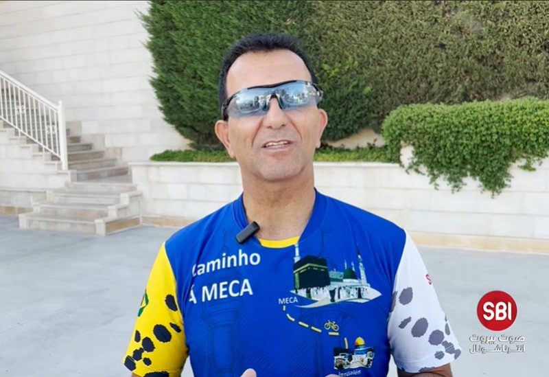 "محمد" ابن البقاع سافر بـ "البسكليت" لأداء فريضة الحج