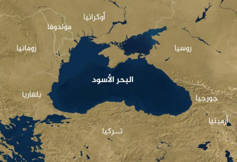 خريطة الدولة المطلة على البحر الأسود