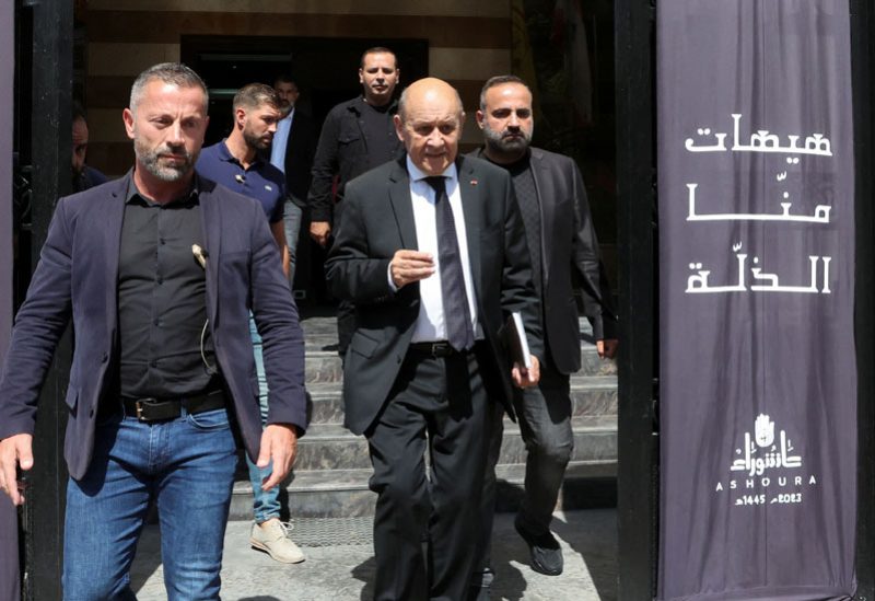 الموفد الفرنسي جان ايف لو دريان