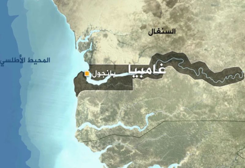 خريطة غامبيا