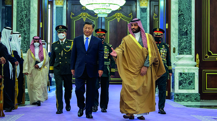 محمد بن سلمان والرئيس الصيني