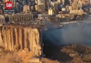 آثار الدمار جراء انفجار مرفأ بيروت