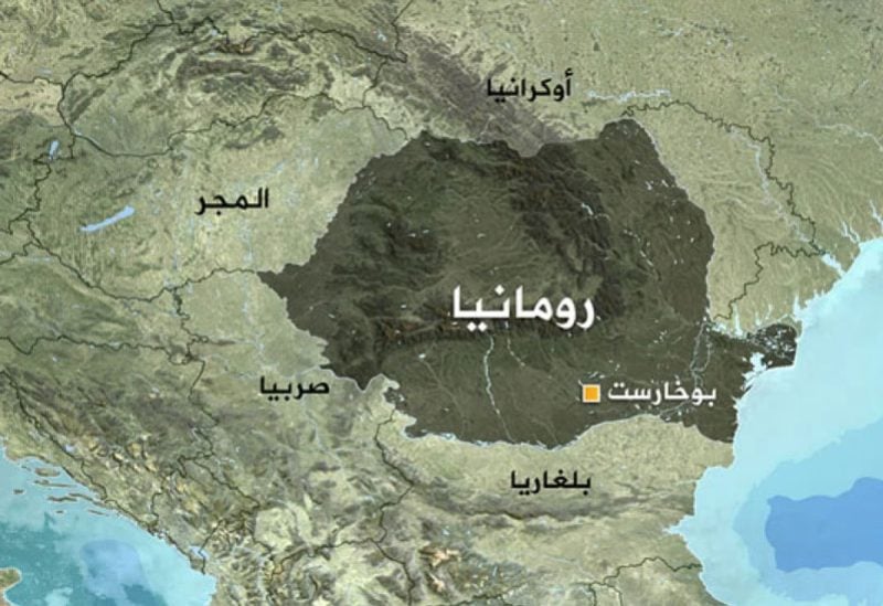 خريطة رومانيا