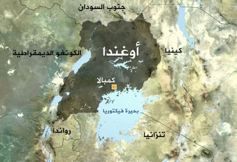 خريطة أوغندا