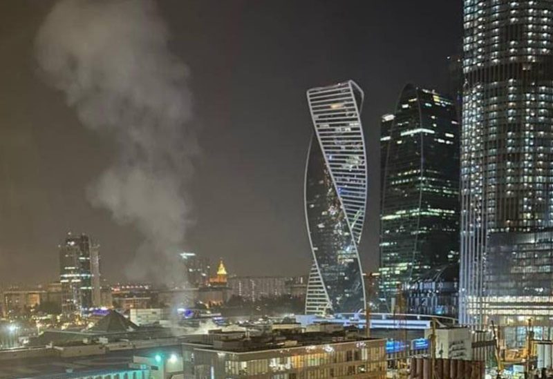 هجوم بطائرة مسيرة يلحق أضرارًا بمبنى في وسط موسكو - أرشيفية