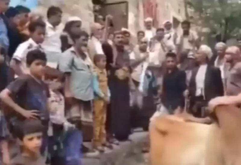 صورة من الفيديو المتداول