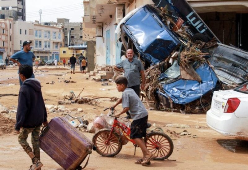 آثار الفيضانات في ليبيا