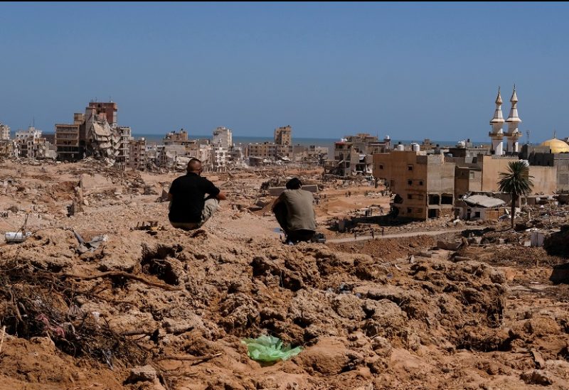 آثار الفيضانات في ليبيا