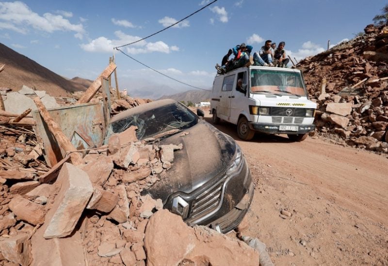 آثار الزلزال المدمر في المغرب