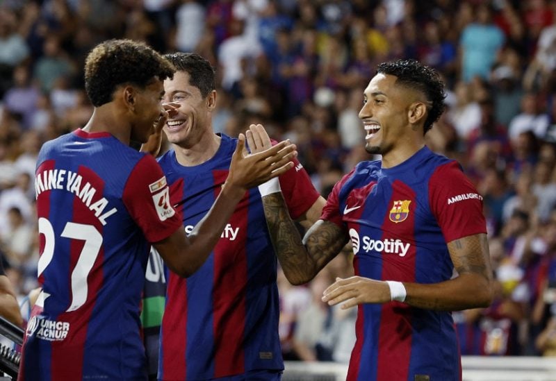 لاعبو نادي برشلونة