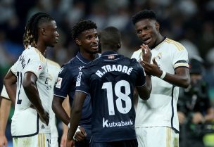 لاعبو ريال مدريد وريال سوسيداد