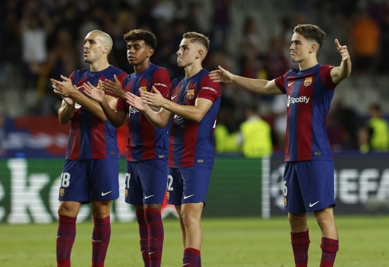 لاعبو برشلونة