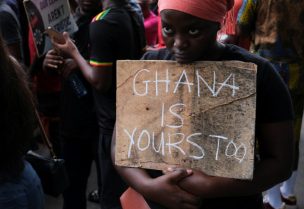 احتجاجات في غانا