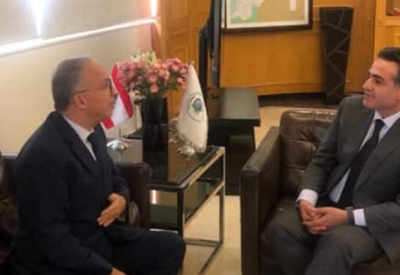 علي حمية وسفير الجزائر