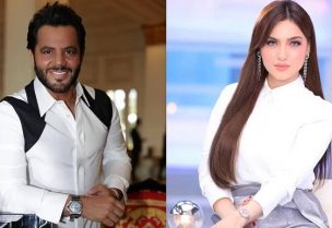 الاعلامي نيشان والاعلامية المصرية ياسمين عز