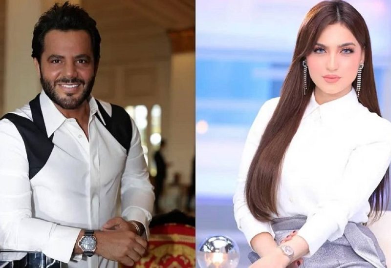 الاعلامي نيشان والاعلامية المصرية ياسمين عز