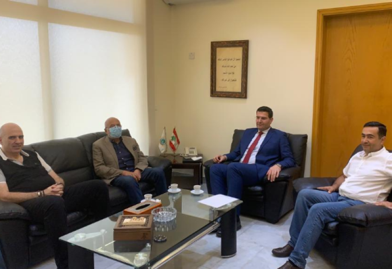 وزير الزراعة عباس الحاج حسن استقبل النائب أكرم شهيب