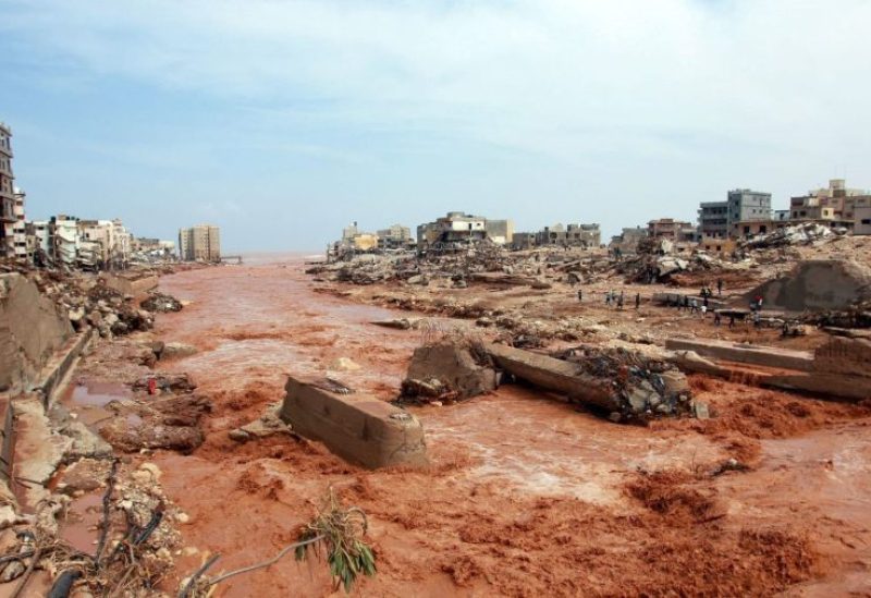 من فيضانات مدينة درنة