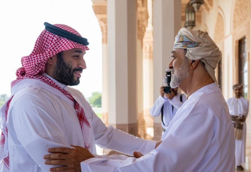 سلطان عمان وولي العهد السعودي
