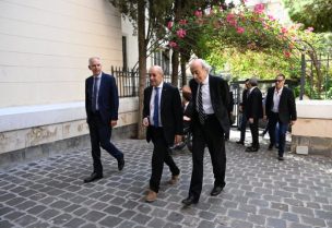 وليد جنبلاط وجان إيف لودريان