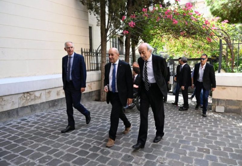 وليد جنبلاط وجان إيف لودريان