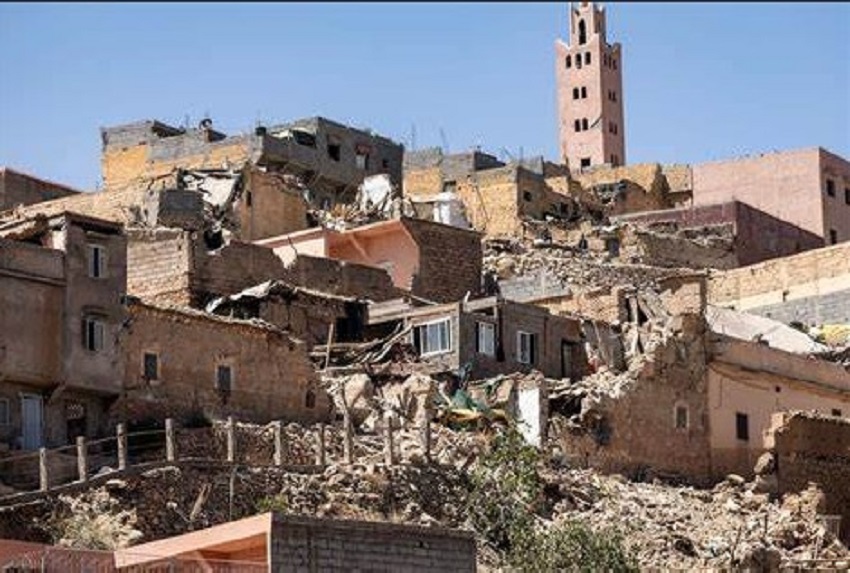 صور من الأحياء المتضررة من الزلزال في المغرب