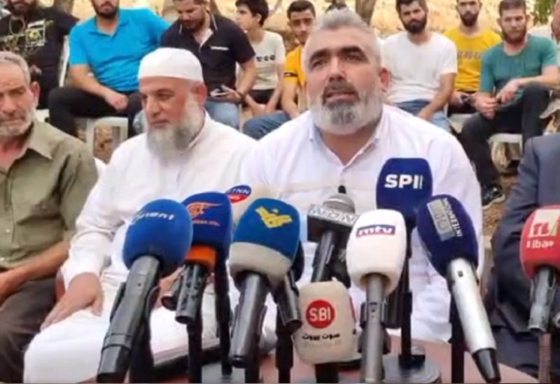 مؤتمر صحفي لعائلة والد الطفلة لين طالب