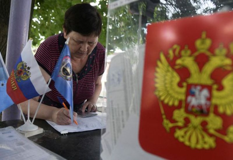روسيا تجري انتخابات في مناطق أوكرانية