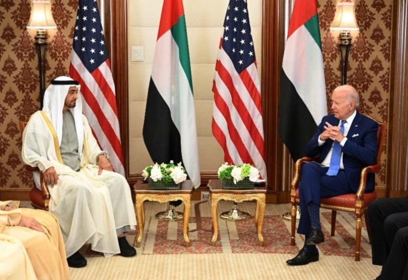 الرئيس الأميركي جو بايدن ورئيس الإمارات الشيخ محمد بن زايد