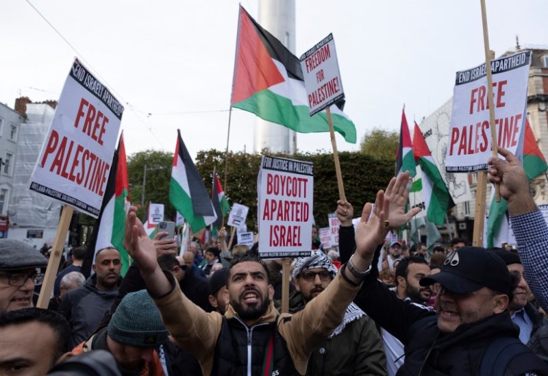 تظاهرات في إيرلندا دعماً لغزة