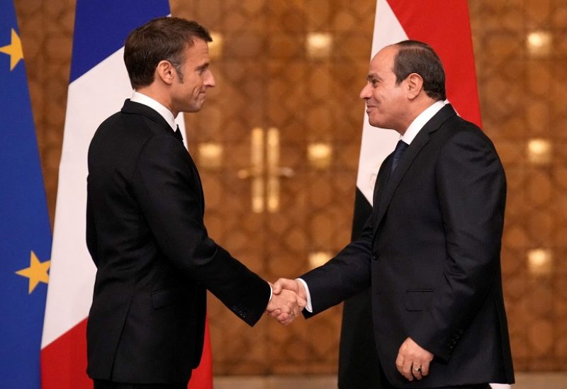 ماكرون والسيسي