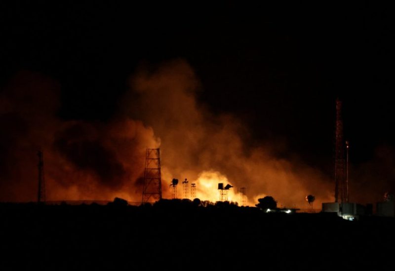 حرائق الغابات من جراء القصف الإسرائيلي في الجنوب (رويترز)