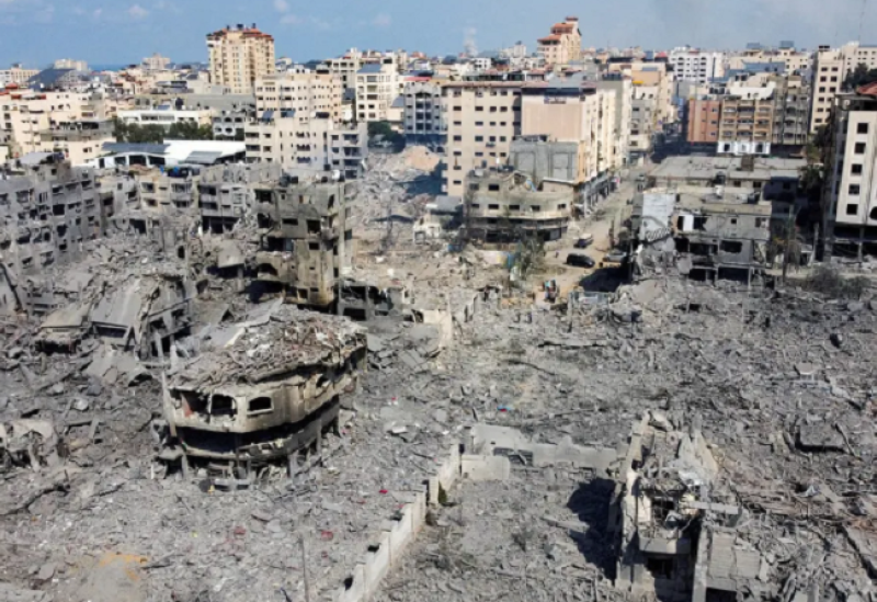 من آثار الدمار في غزة