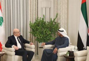 ميقاتي ومحمد بن زايد آل نهيان