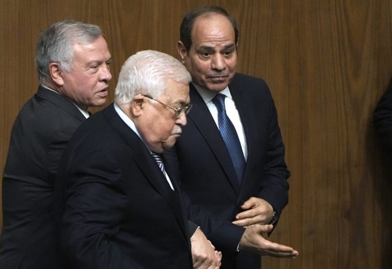 العاهل الأردني والرئيسان المصري والفلسطيني