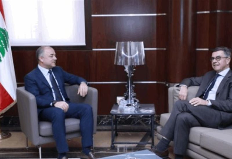 نائب رئيس مجلس النواب الياس بو صعب وسفير بلجيكا Koen Vervaeke