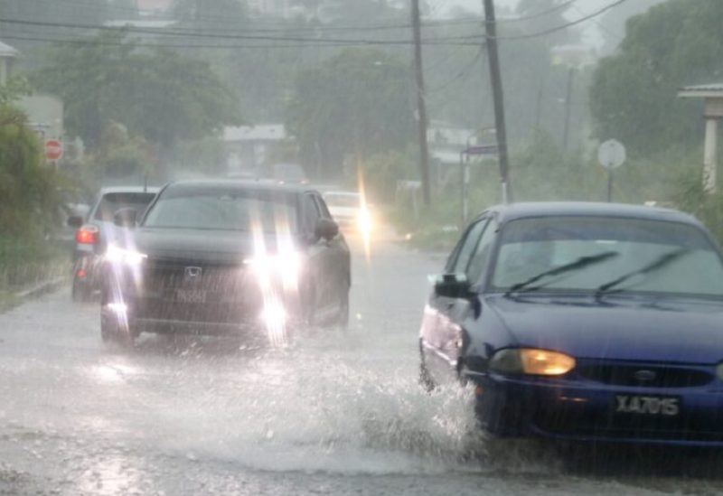 أمطار غزيرة وسيول في مناطق شرق الكاريبي