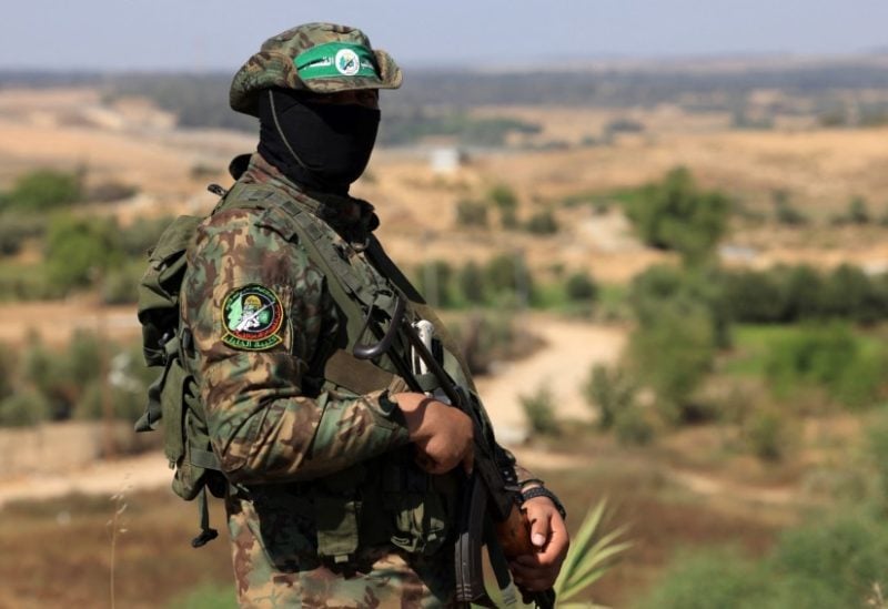 مقاتل من كتائب القسام الجناح العسكري لحركة حماس