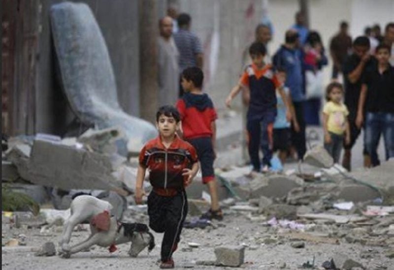 أطفال غزة- تعبيرية