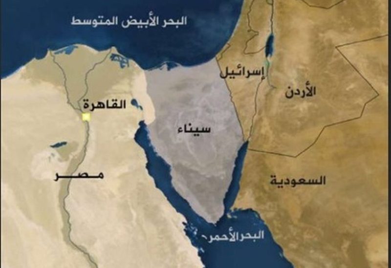 خريطة سيناء