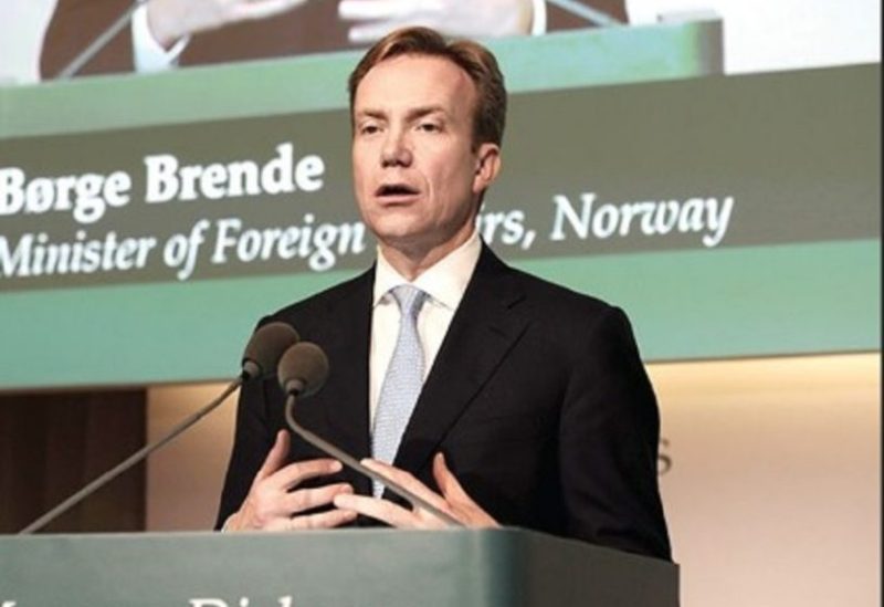 وزير خارجية النرويج إسبن بارث إيدي